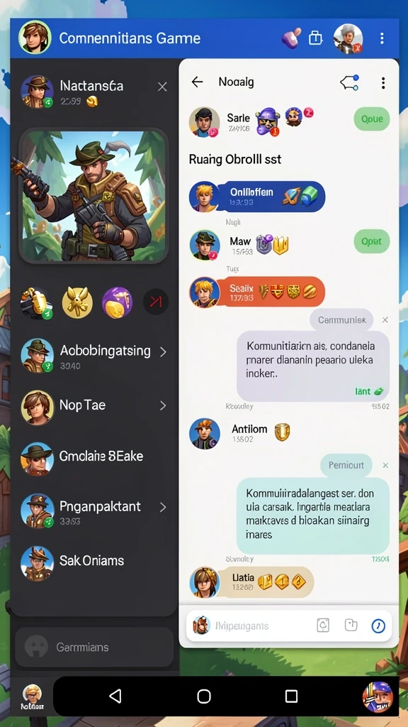 5rt - Gambaran karakter yang bisa dipilih, penuh warna dan detail.