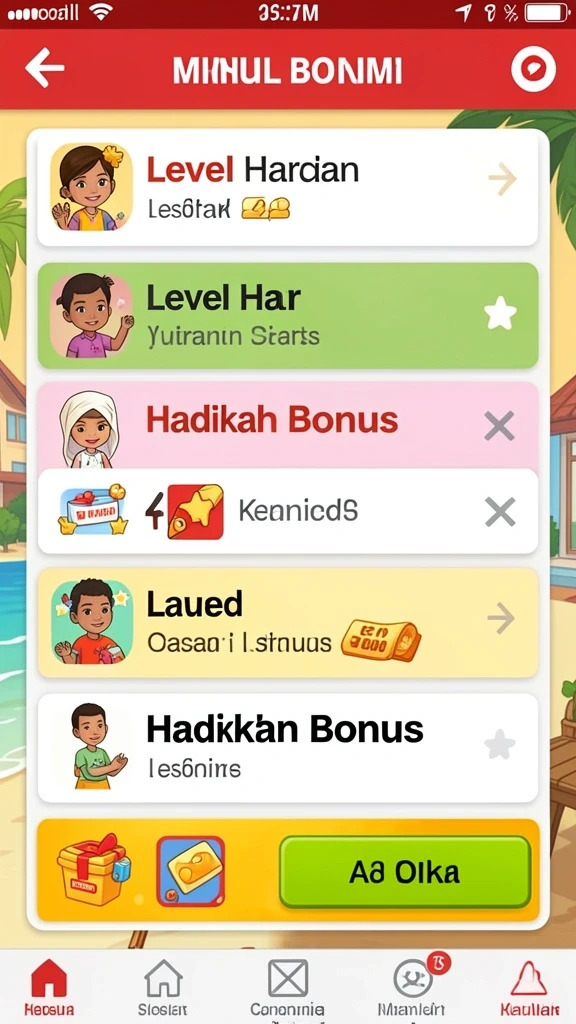 77rp - Screenshot memperlihatkan fitur chat antar pemain.
