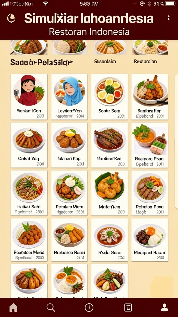 idrgame - Tampilan antarmuka yang user-friendly.