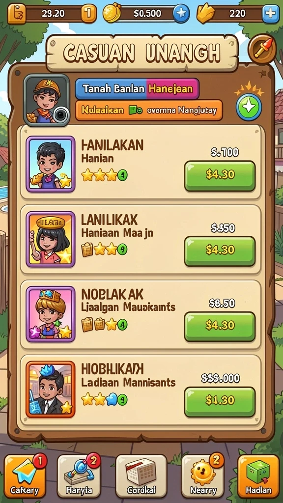 lakutoto - Tampilan antarmuka game yang menarik dan penuh warna.