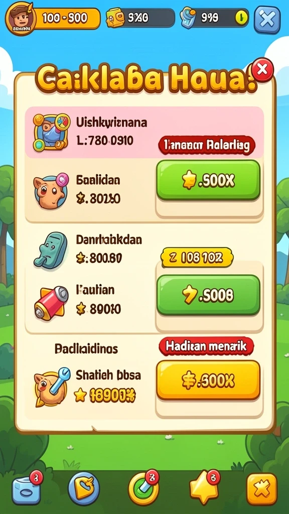 ojktoto - Screenshot menampilkan karakter unik dalam OJKTOTO.